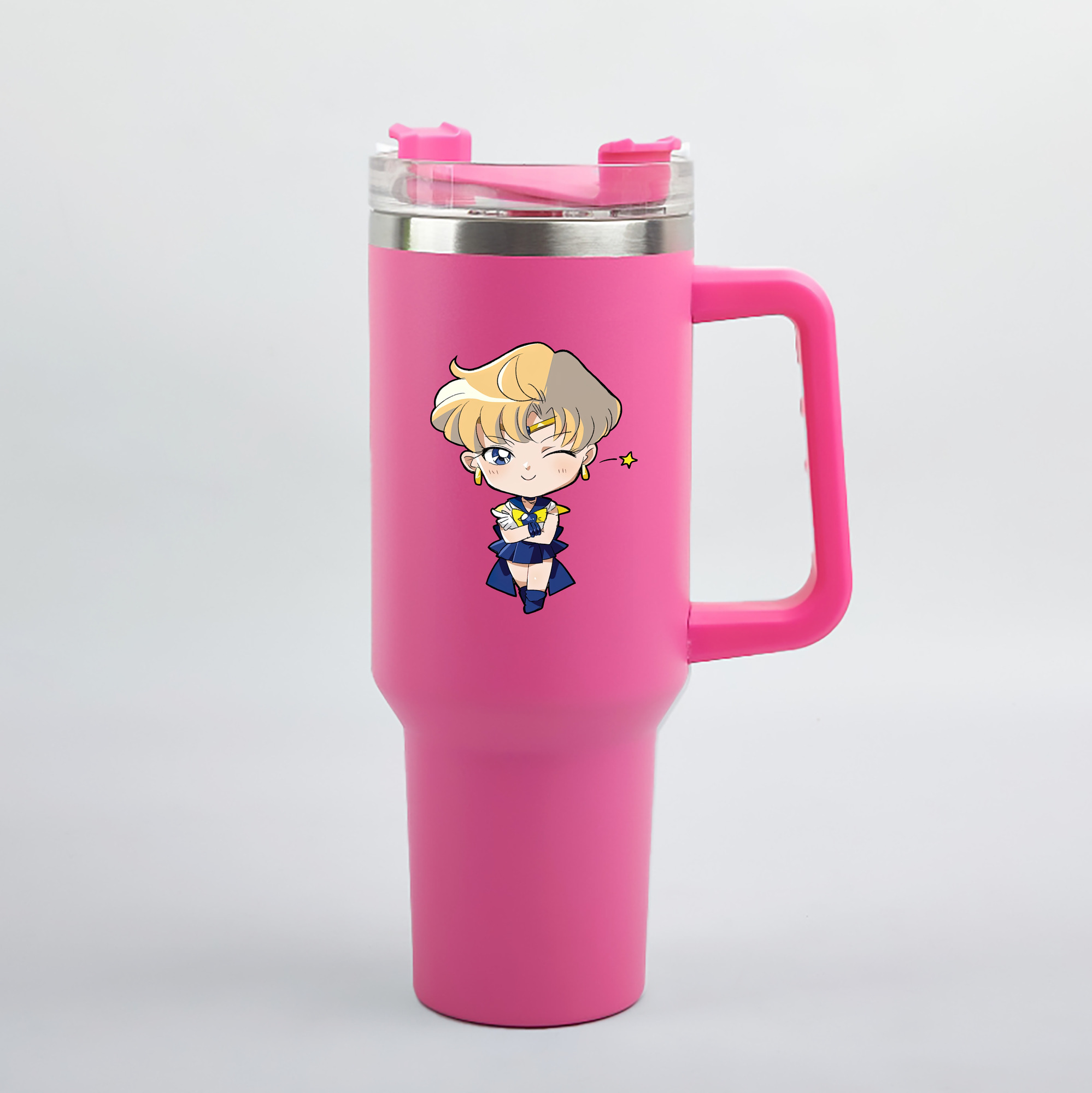 （画像用） 美少女戦士セーラームーン 天王はるか Sailor Moon Tenoh Haruka 1200mL車用タンブラー（カラープリント）